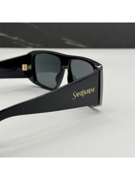 Saint Laurent SL832 001 Black Shield Sunglasses NEW main image 11